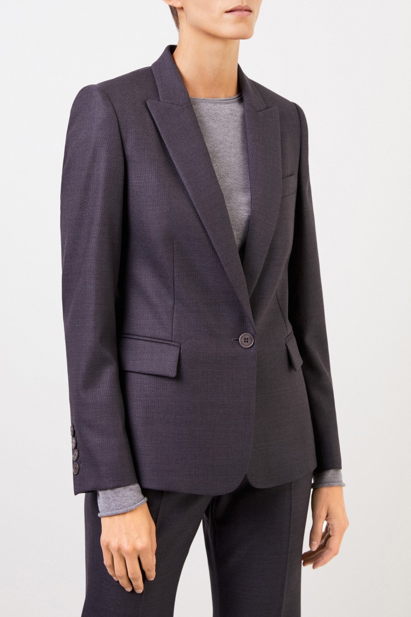 Stella McCartney Woll-Blazer Anthrazit