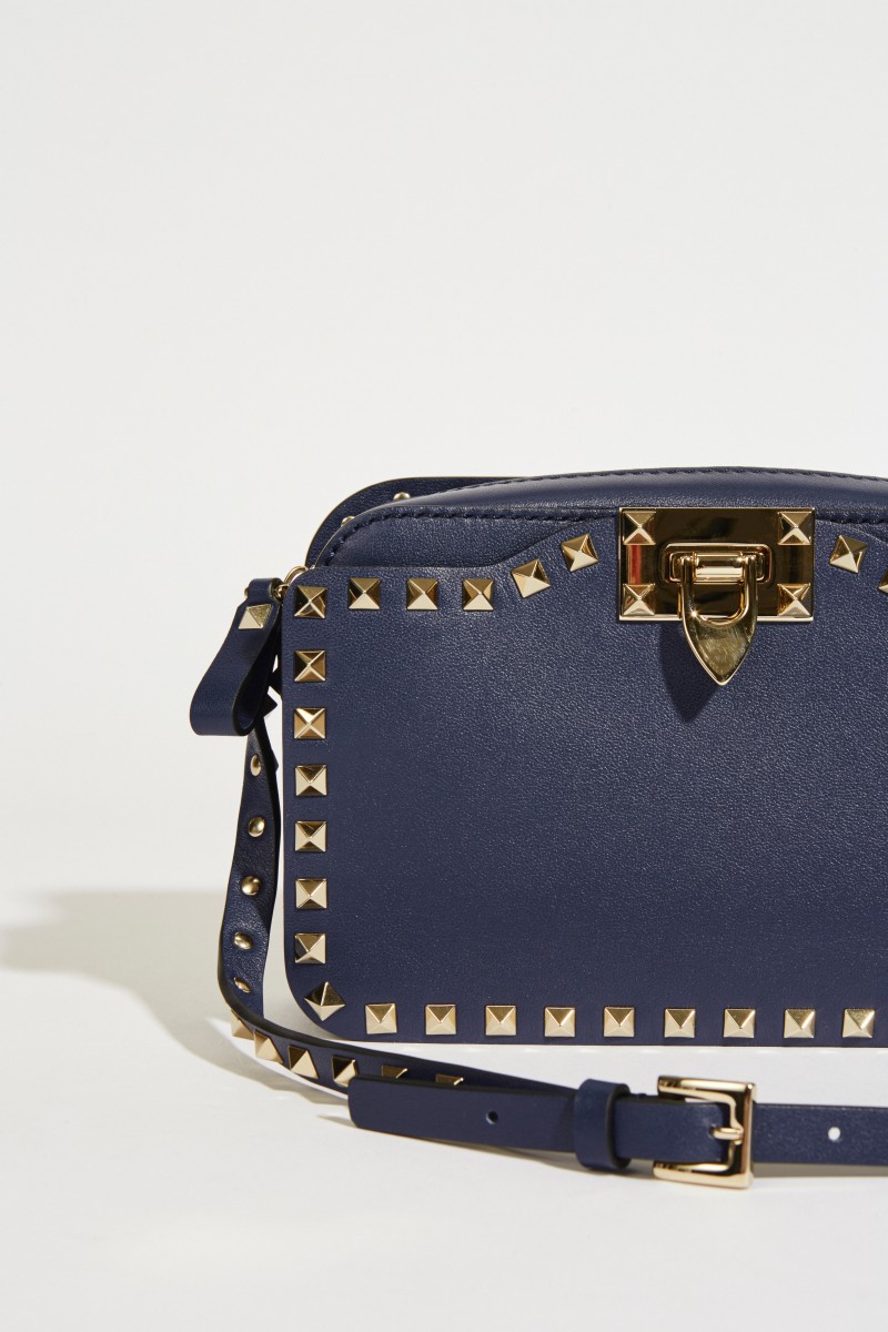 Umhängetasche 'Rockstud Camera Bag' Marineblau