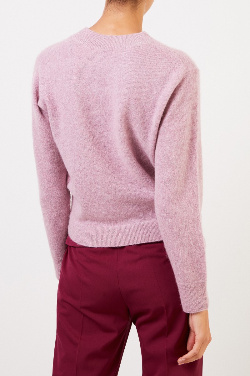 Vince Klassischer Pullover in Rosé Meliert
