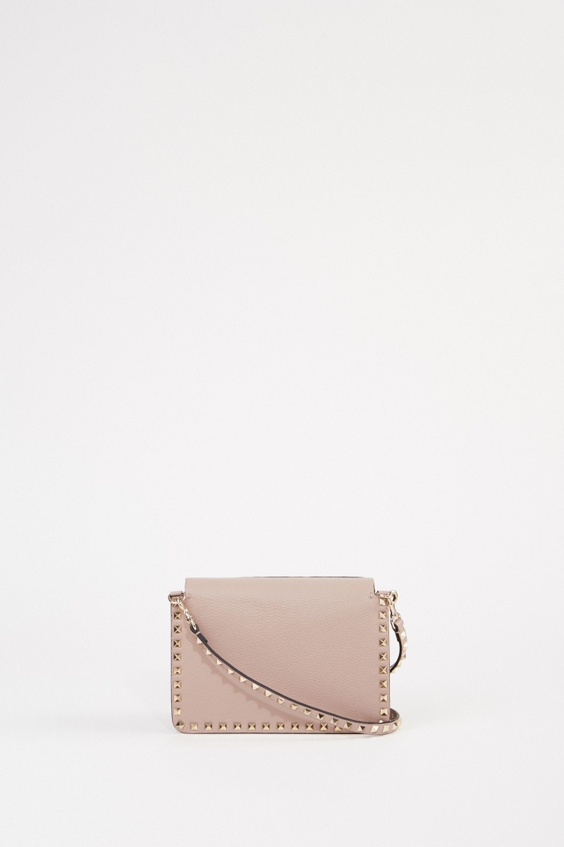 Valentino Clutch mit Nieten-Details Rosé