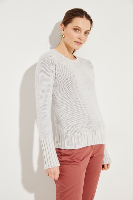 Cashmere-Pullover 'Mariella' Grau