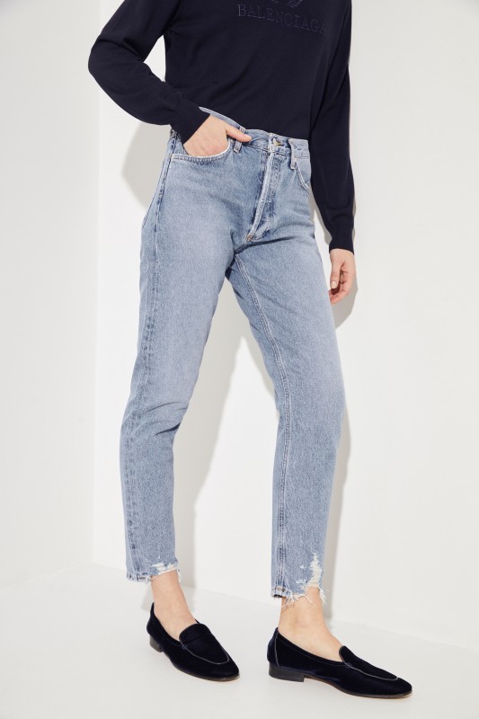Jeans in Used-Look 'Jamie' Blue