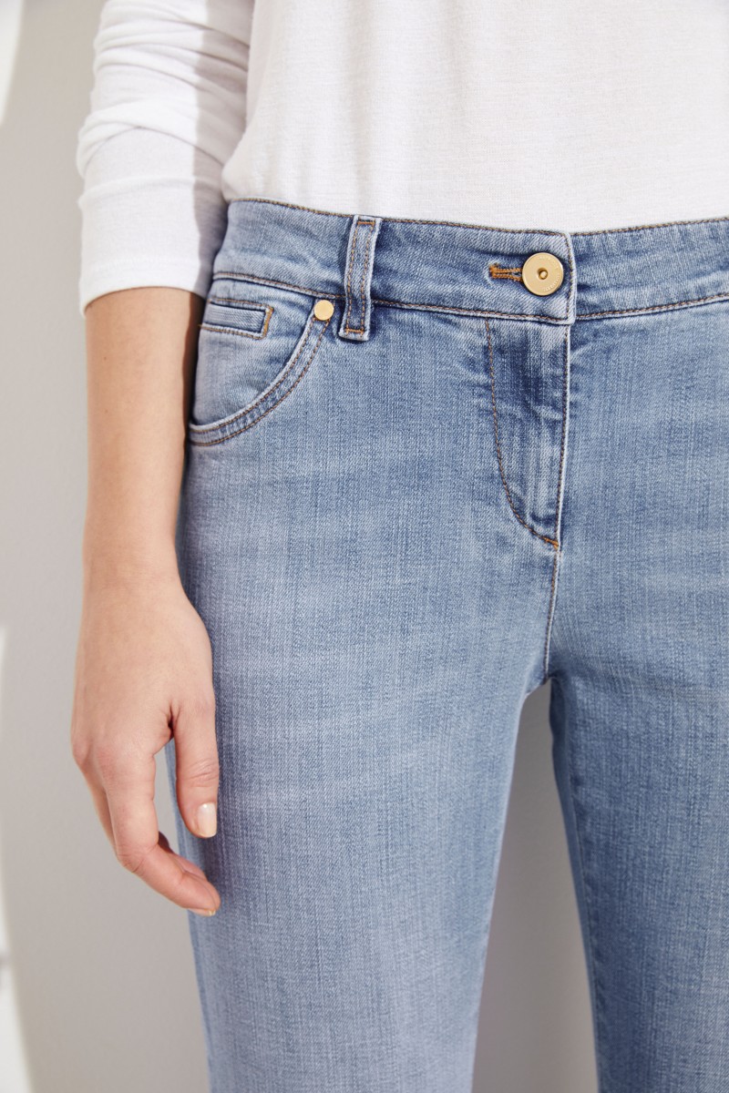 Skinny-Jeans Hellblau