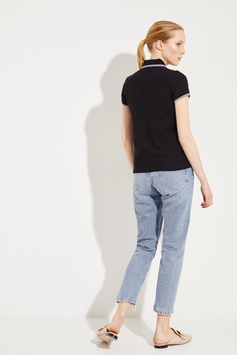 Polo-Shirt Schwarz