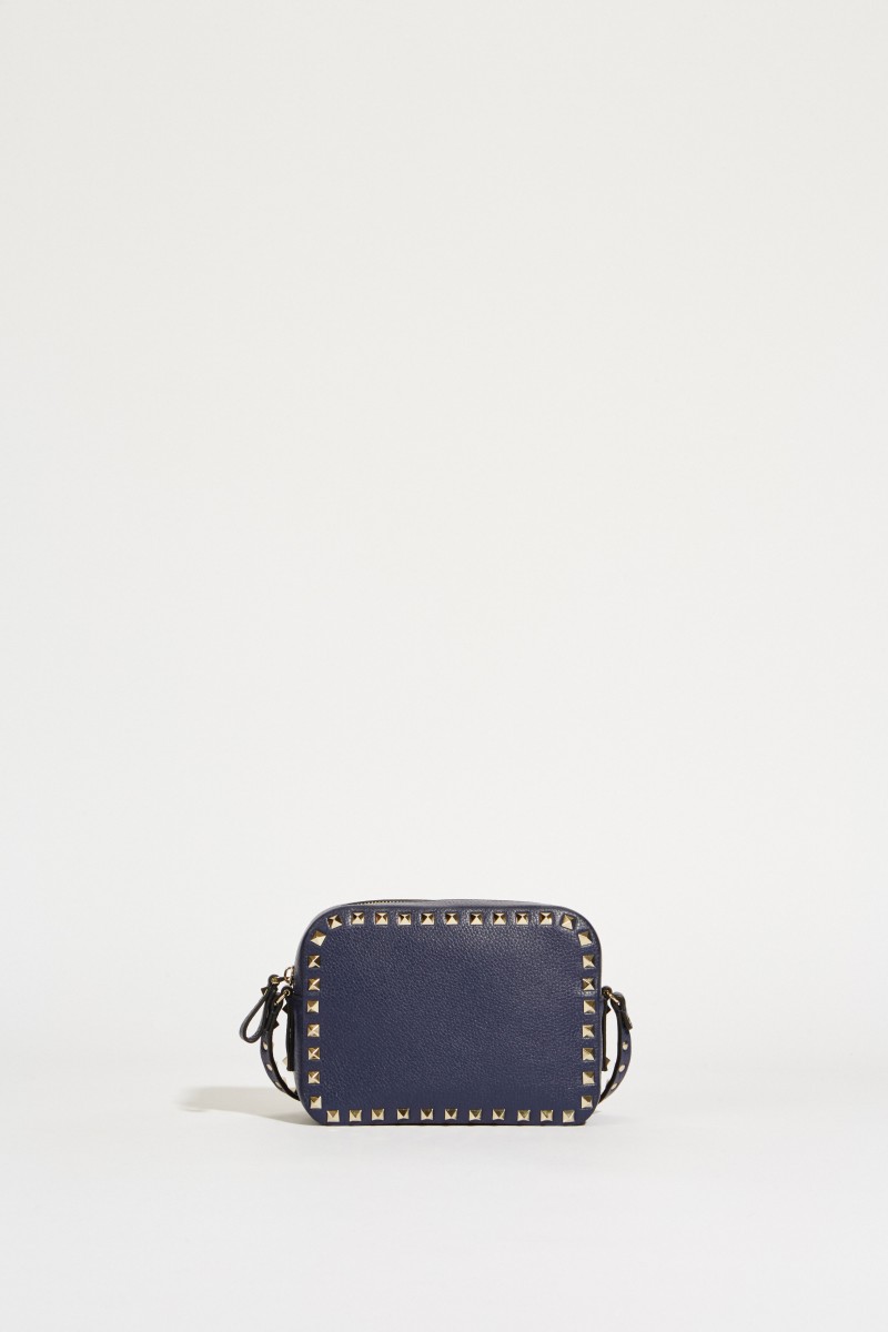 Umhängetasche 'Rockstud Camera' Blau