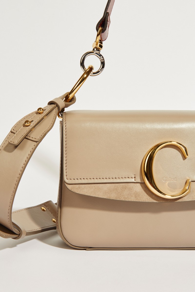 Tasche 'Chloé C Small' Motty Grey
