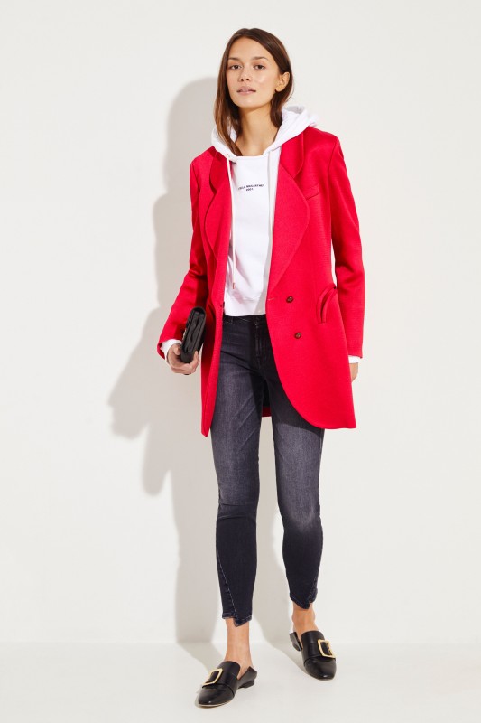 Langer Blazer 'Royal Delight' Rot