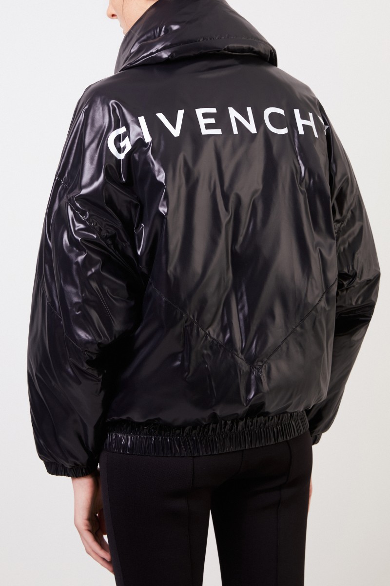 Givenchy Oversize Jacke mit Kragen schwarz