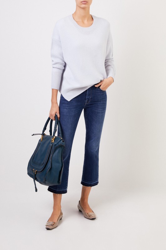 Allude Cashmere Pullover Hellblau
