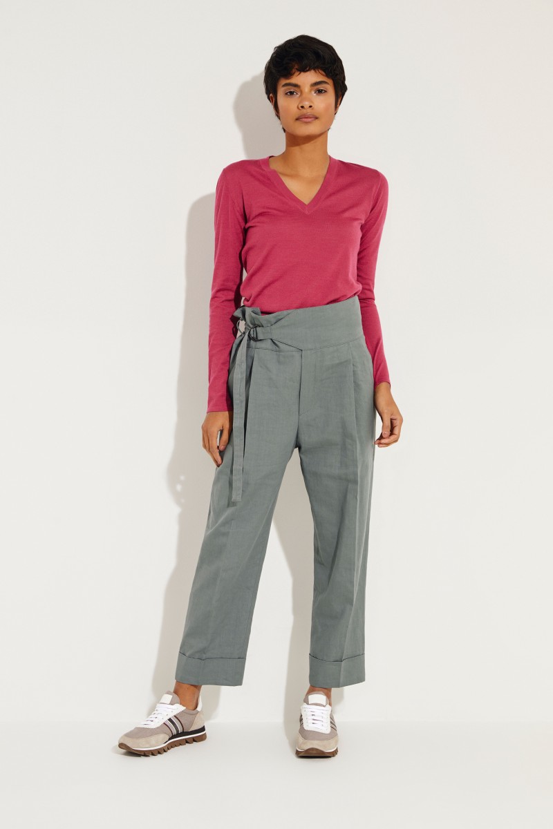 Cashmere-Seiden-Pullover Pink