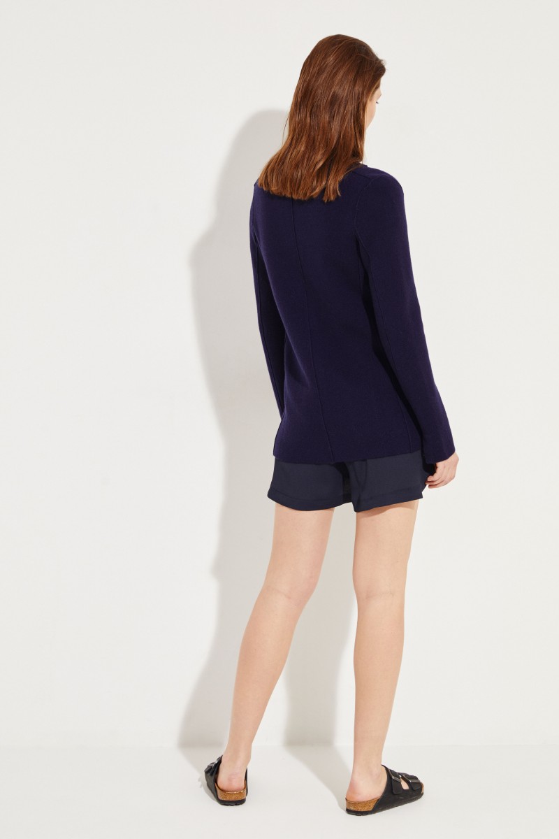 Cashmere-Blazer 'Yasmine' Marineblau
