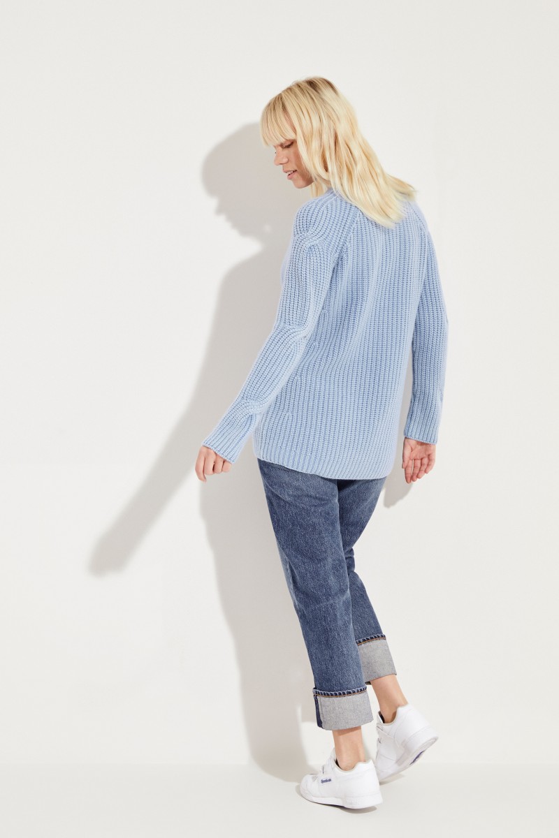 Cashmere-Cardigan 'Maggie' Blau