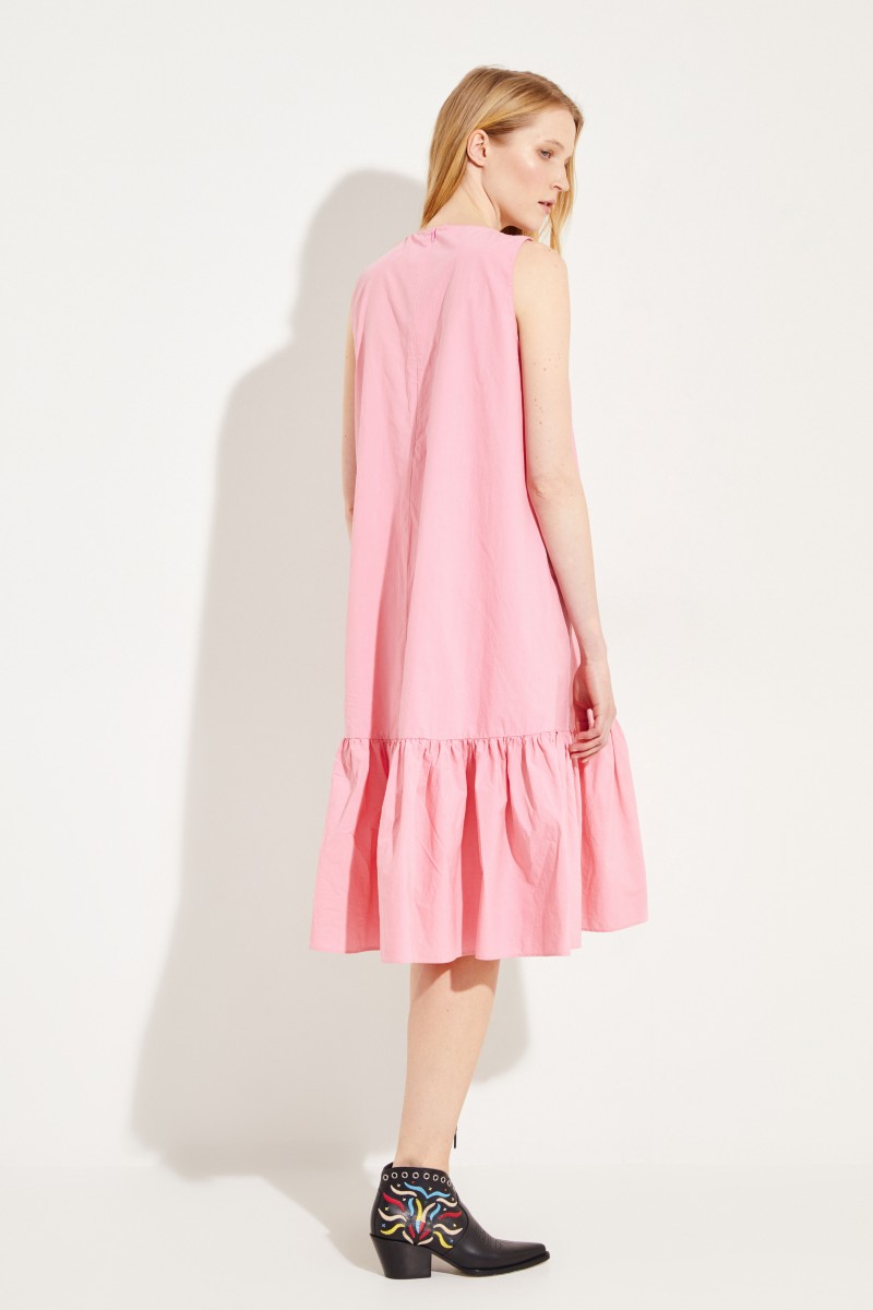 Baumwoll-Kleid Rosé