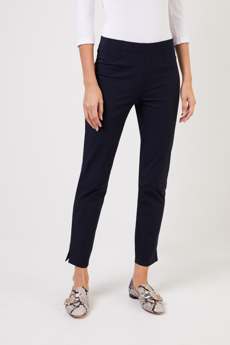 Stretch-Hose 'Sabrina' Marineblau