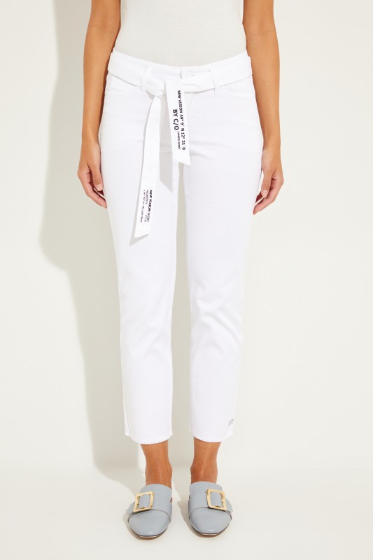 Jeans 'Scout Cropped' Weiß
