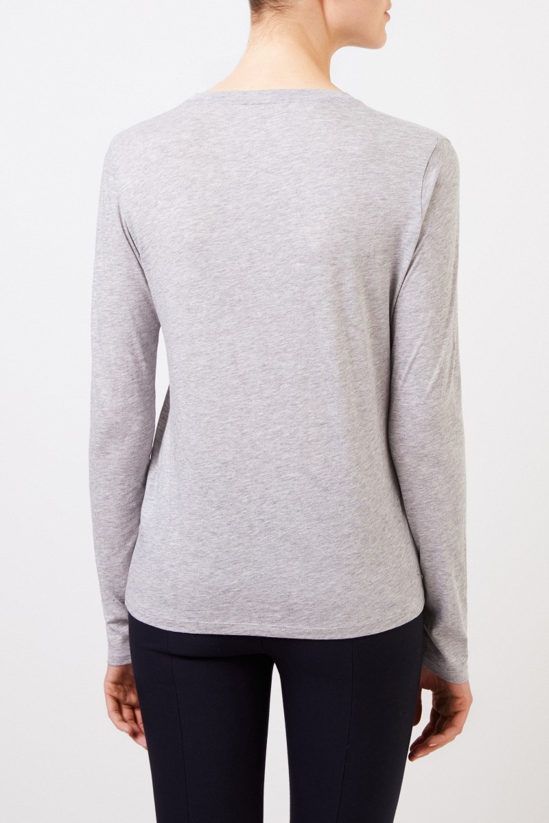 Vince Schlichtes Longsleeve Grau
