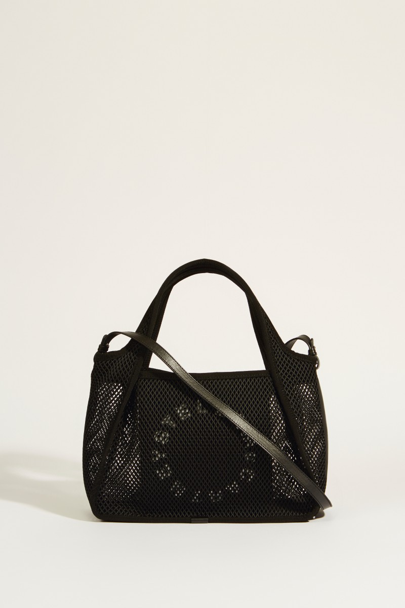 Tasche aus Mesh 'Cross Body Bag' Schwarz
