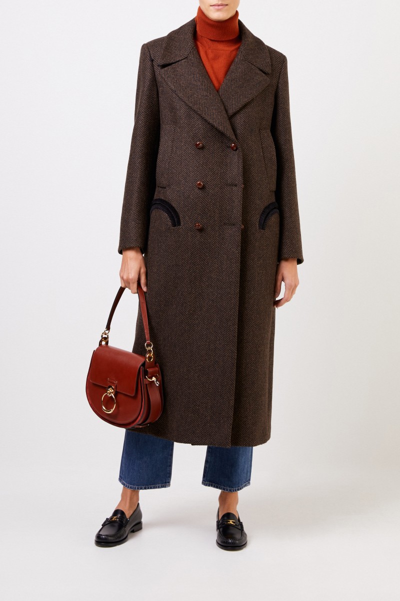 Chloé Umhängetasche 'Tess Large' Sepia Brown