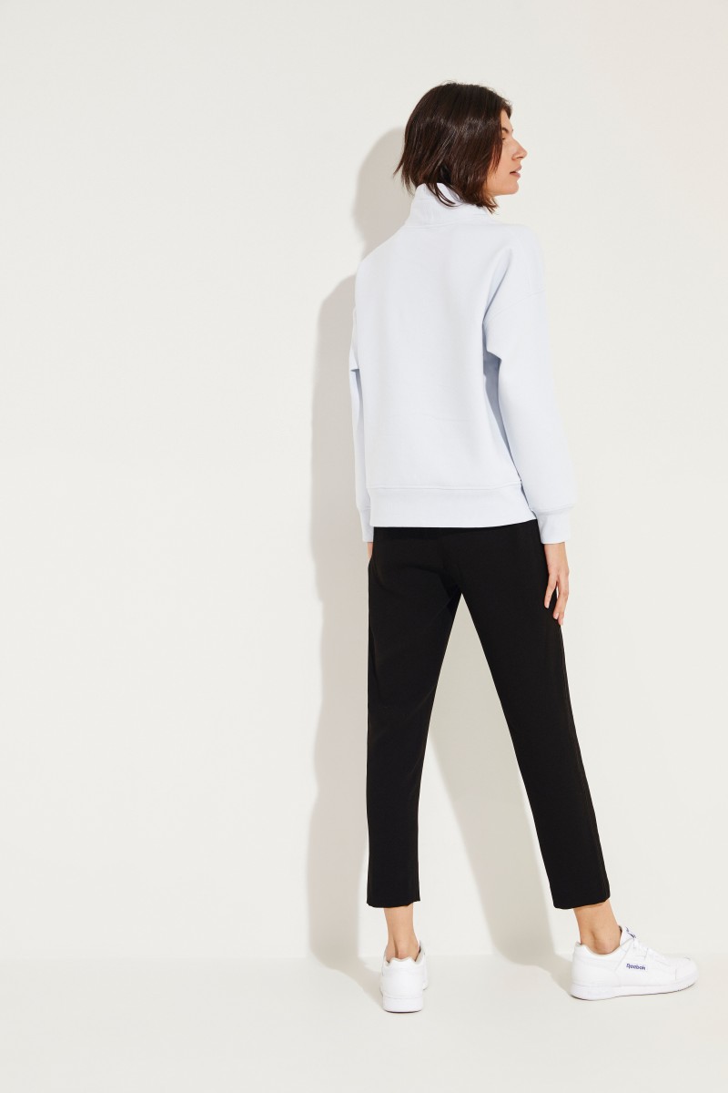 Baumwoll-Sweatshirt Blau
