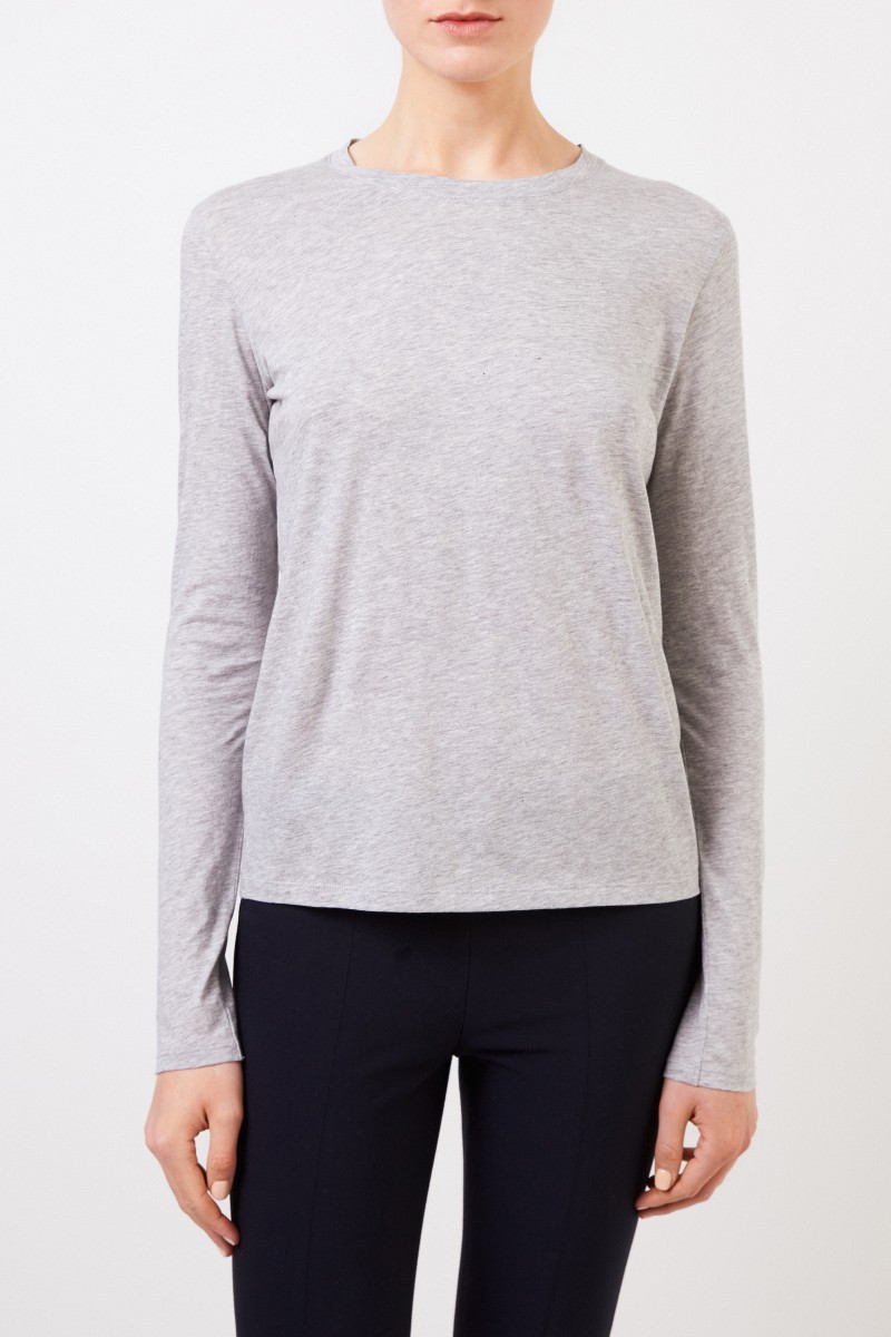 Vince Schlichtes Longsleeve Grau