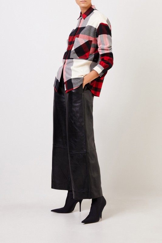 Woolrich Flannel Shirt mit Karomuster Rot/Multi