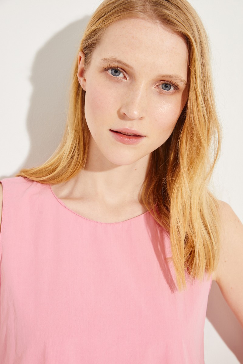 Baumwoll-Kleid Rosé
