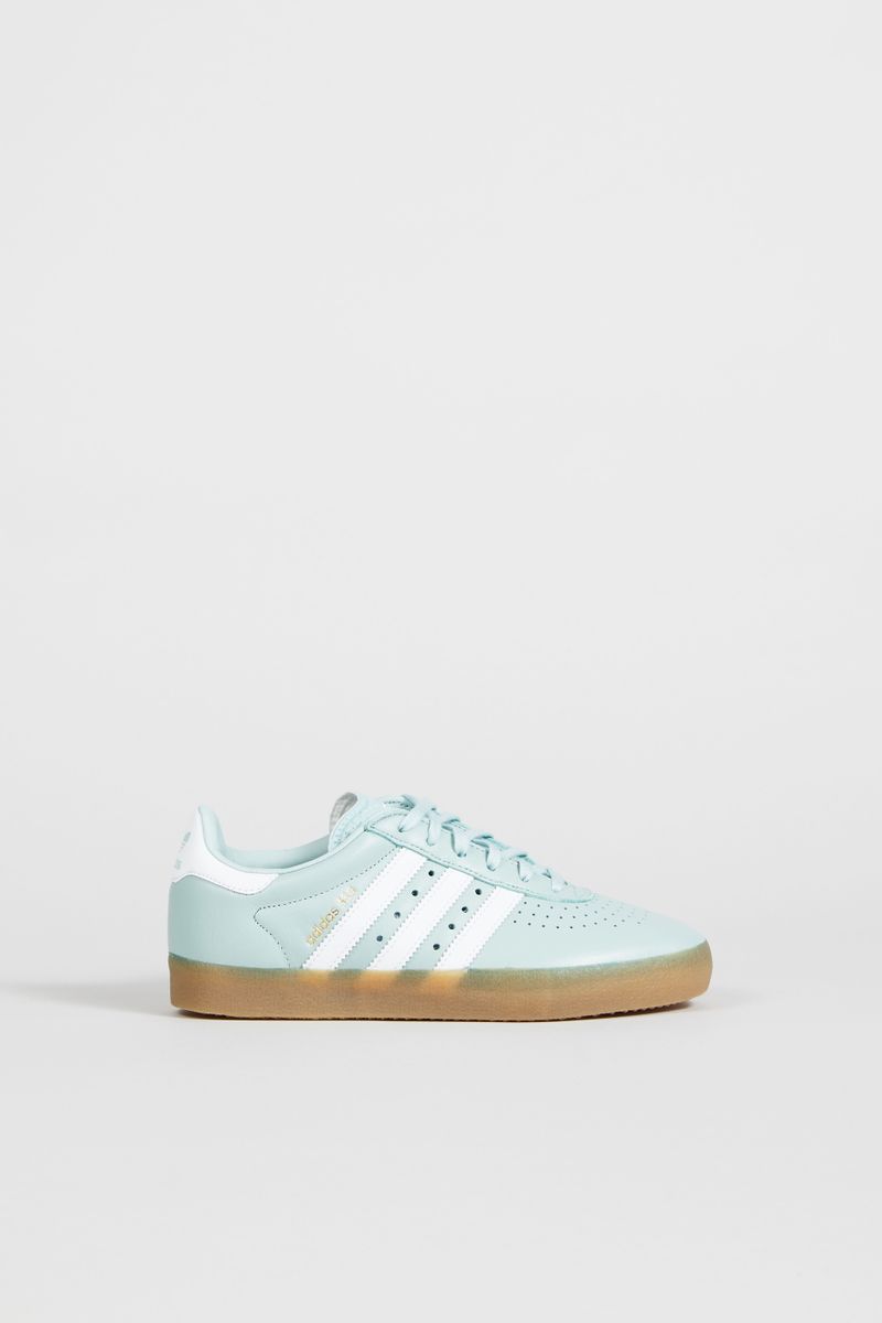 Leder-Sneaker 'Adidas 350 W' Grün/Weiß