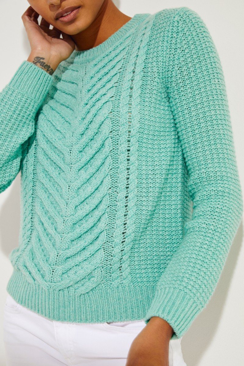 Cashmere-Pullover 'Beverly' Minze