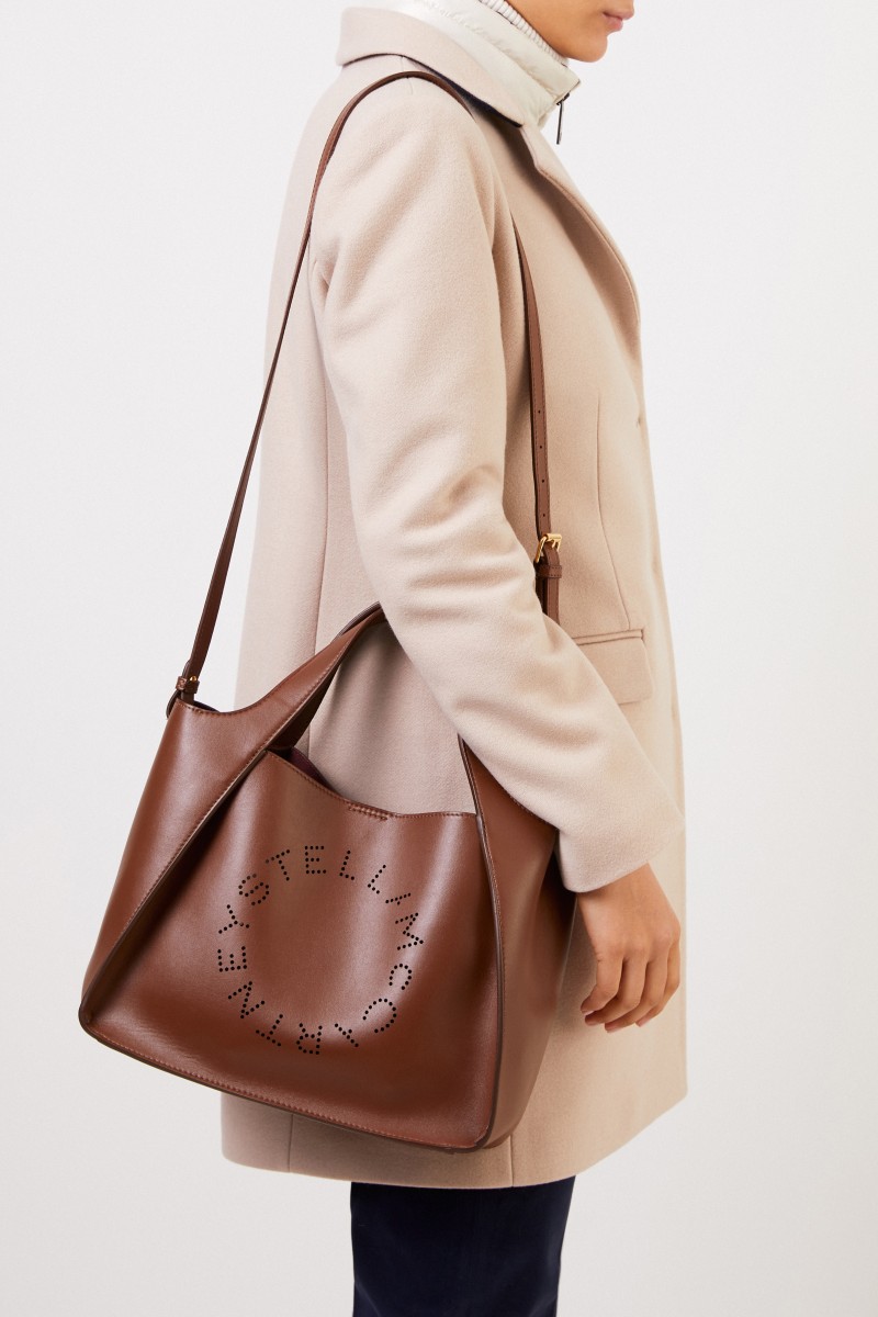 Stella McCartney Handtasche 'Cross Body Bag' Braun
