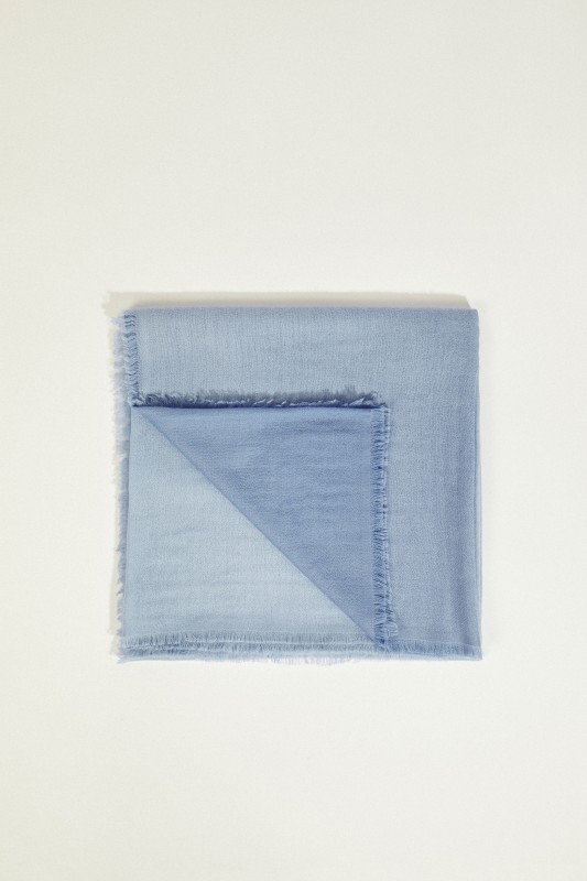 Cashmere-Tuch 'Heidi' Blau