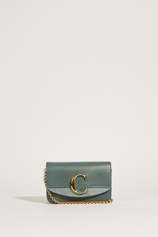 Umhängetasche 'Chloé C Mini' Cloudy Blue