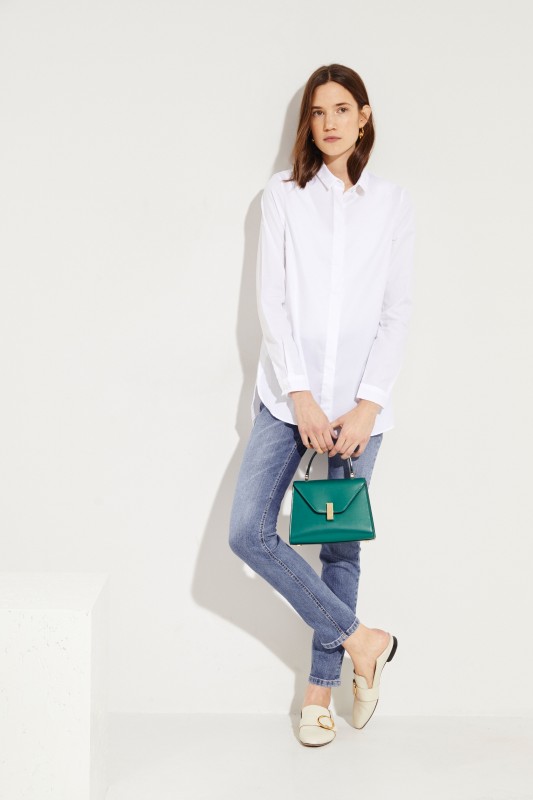 Klassische Bluse 'Salome' Weiß