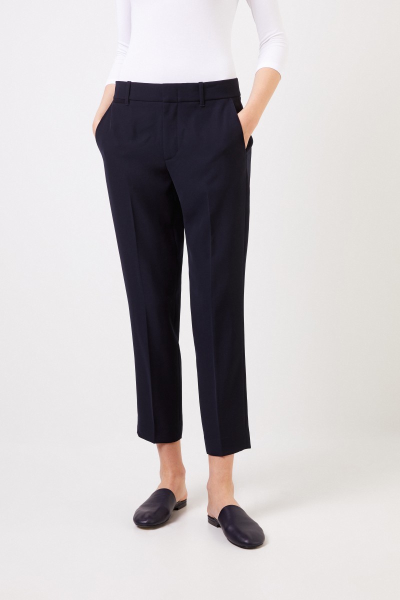 Klassische Hose Marineblau