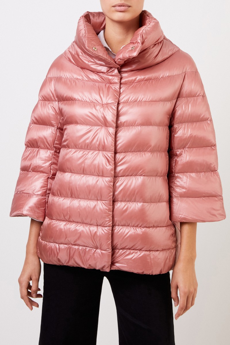 Herno Daunenjacke mit Stehkragen Rosé
