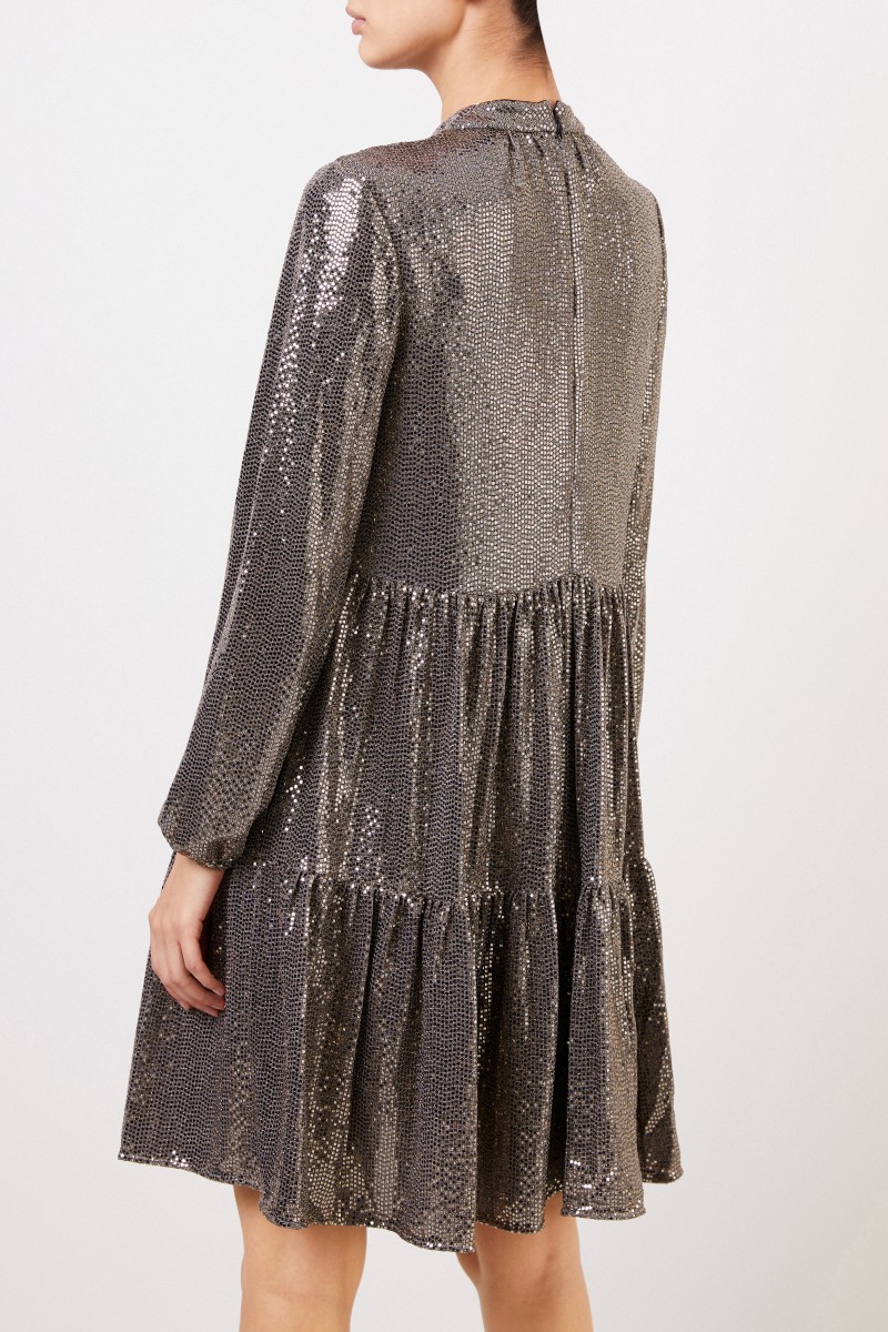 Steffen Schraut Kleid mit Paillettendetails Gold