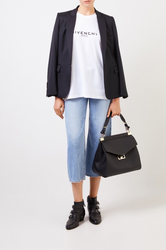 Givenchy T-Shirt mit Logo Weiß