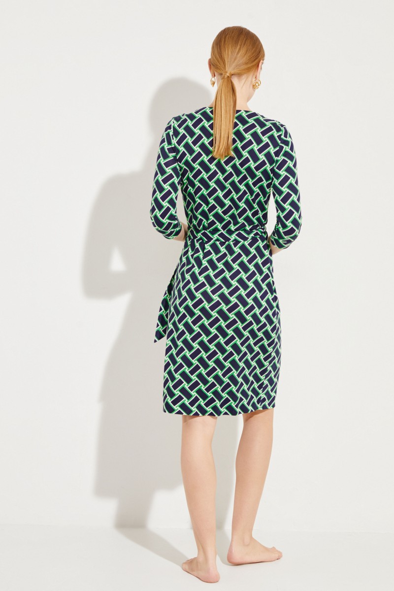 Wickelkleid 'New Julian Two' mit Mustermix Multi