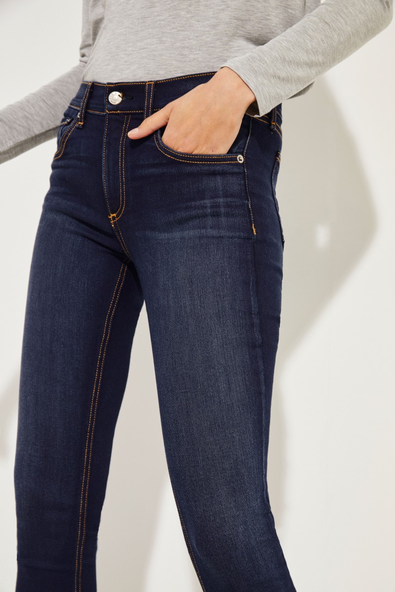 Skinny Jeans Blau