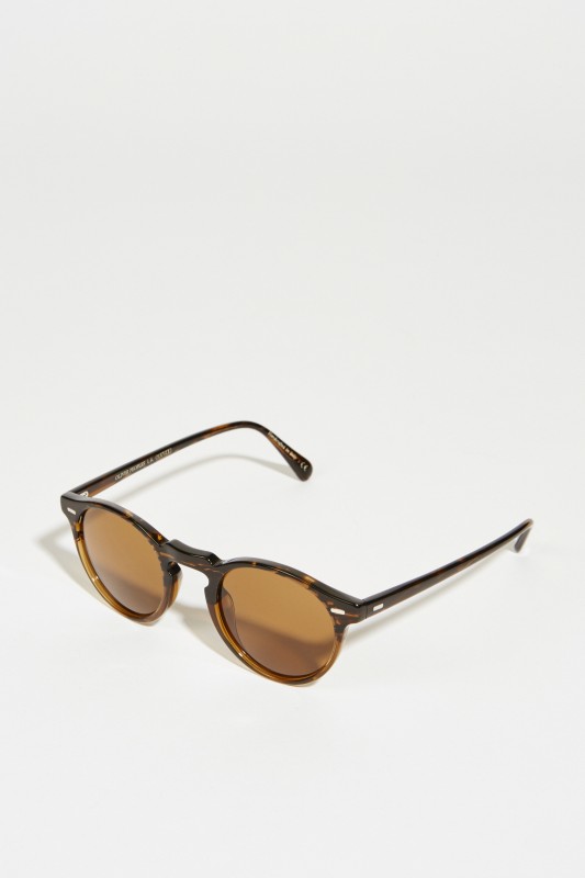 Oliver Peoples Sonnenbrille 'Gregory Peck' Braun