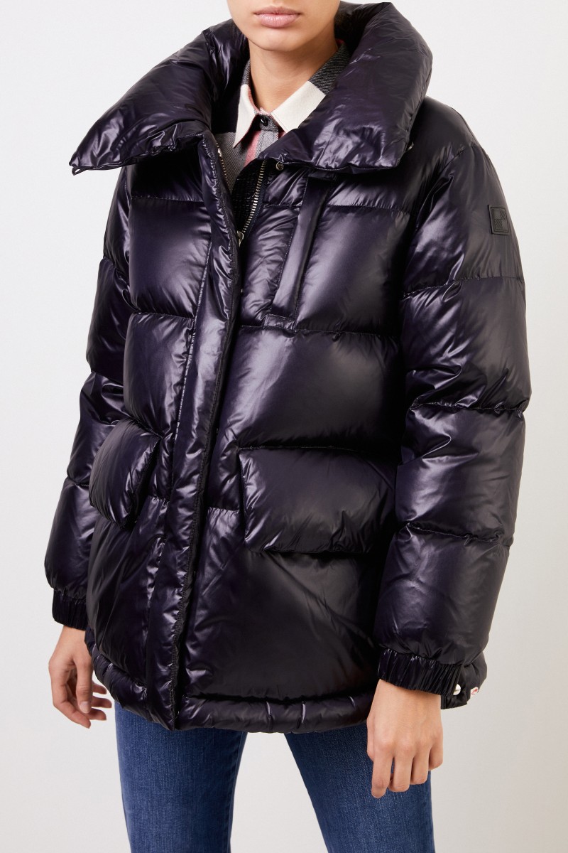 Woolrich Daunenjacke 'Alquippa Puffy' mit Glanz Marineblau