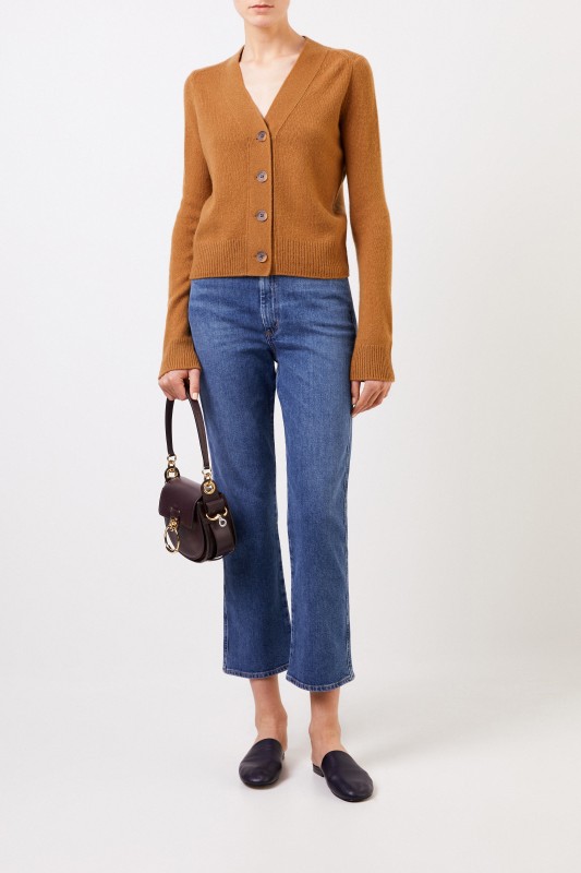 Vince Cashmere Cardigan Braun