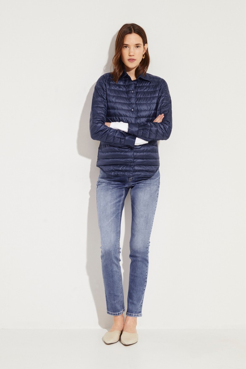 Daunenjacke Blau