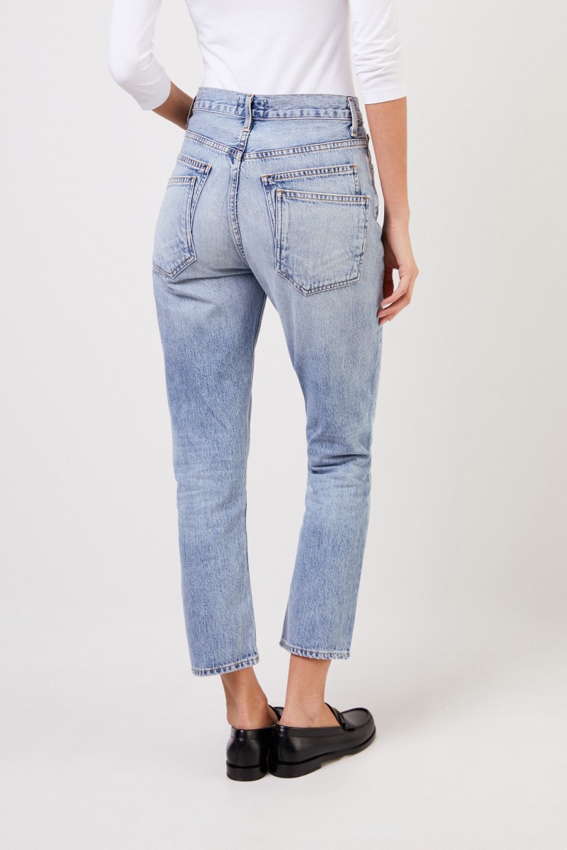 Jeans 'Riley Double-Pocket' Blau