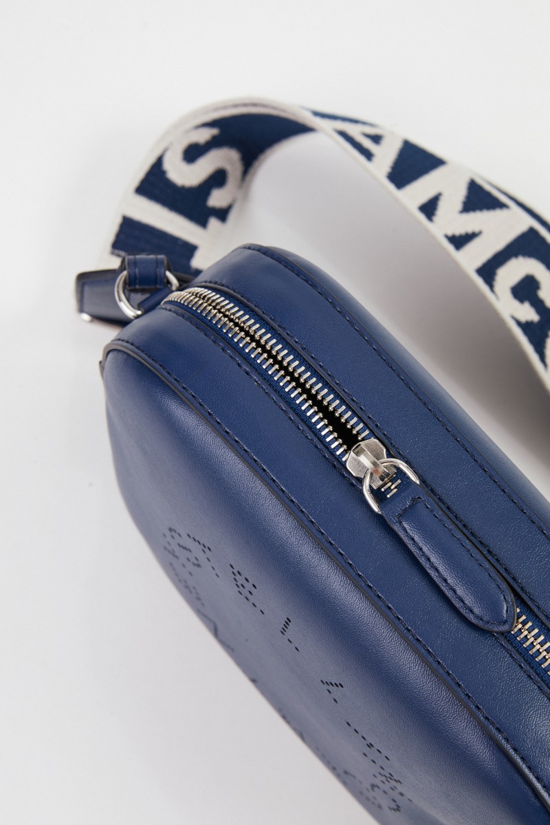Stella McCartney Umhängetasche 'Mini Camera Bag' Marineblau