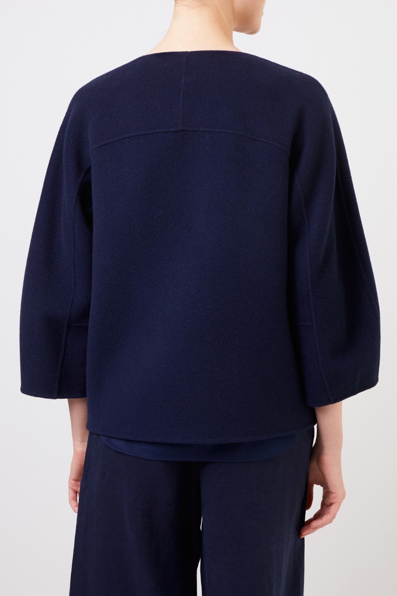 Iris von Arnim Cashmere-Jacke 'Eadie' Blau