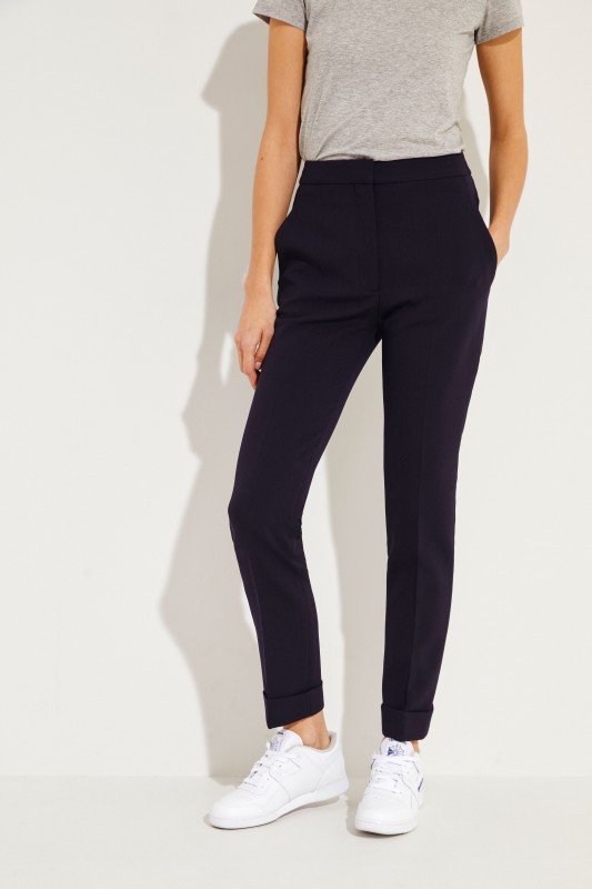Woll-Hose Dunkelblau