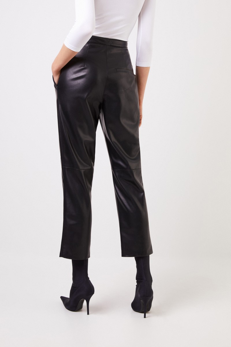 Nanushka Leatherette-pants 'Mitsu' Black