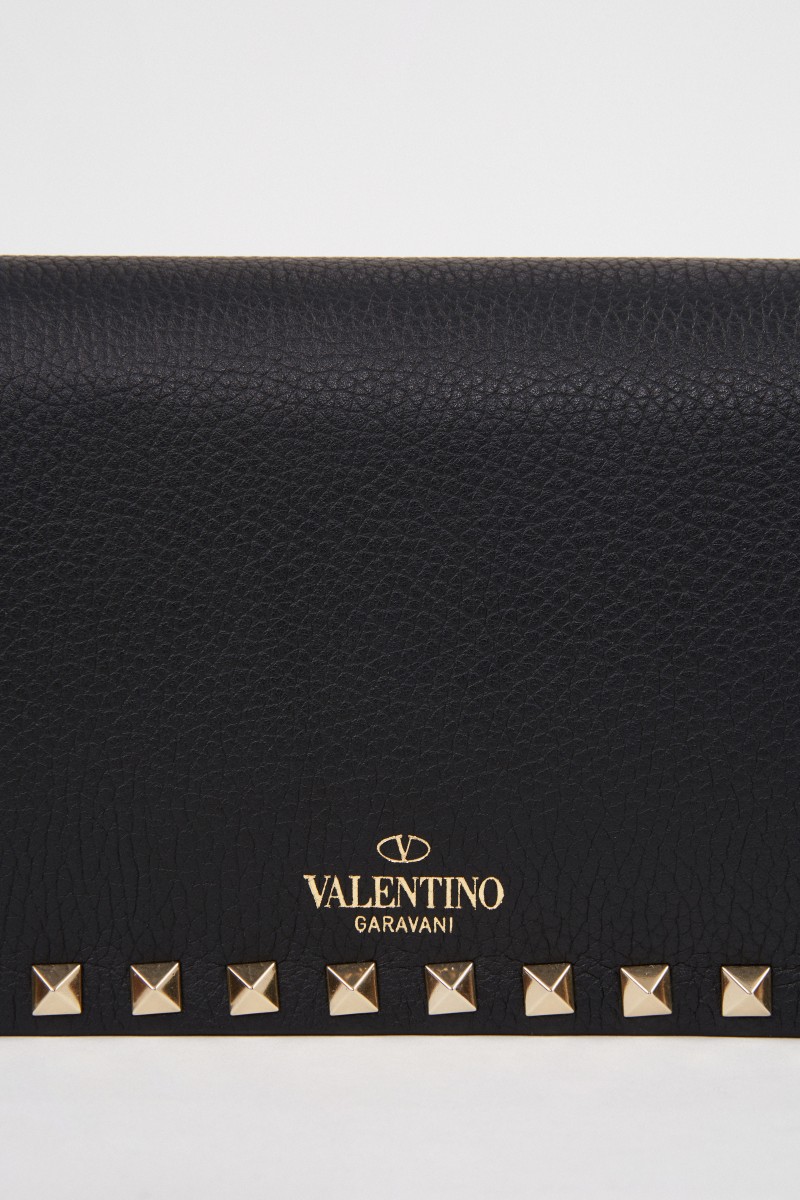 Valentino Umhängetaschen mit Nieten Schwarz