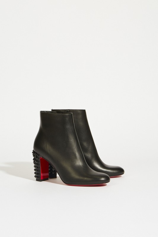 Stiefelette mit Nietendetails 'Suzi Folk' Schwarz