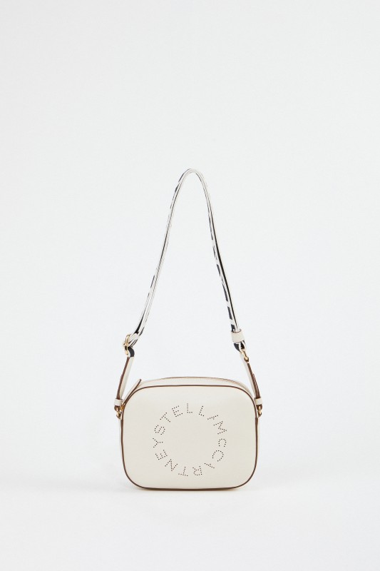 Stella McCartney Umhängetasche 'Mini Camera Bag' Weiß